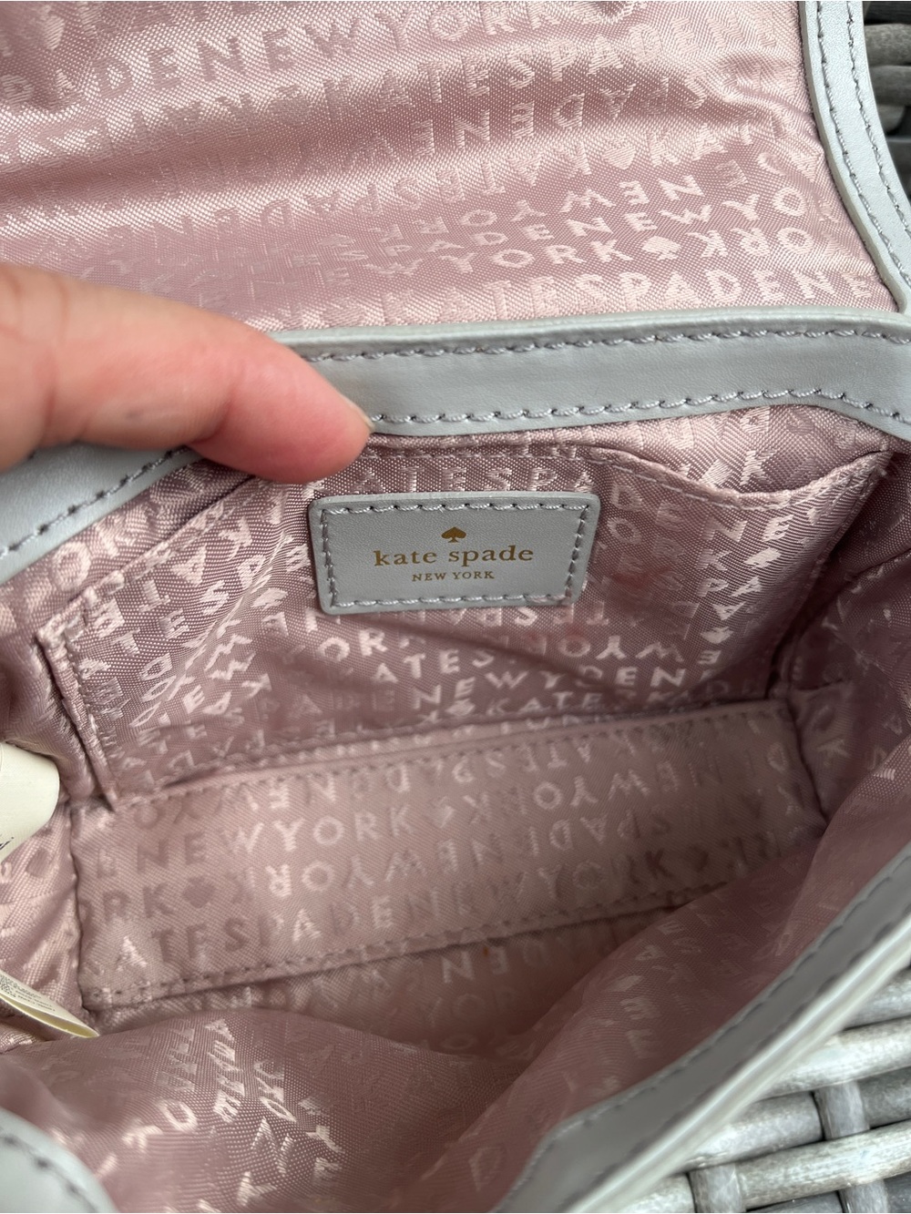 ❌SOLD❌Kate Spade Bag Lillian Monford Park Exotic Clutch Crossbody Bag - Picture 11 of 15